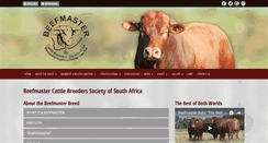 Desktop Screenshot of beefmastersa.co.za